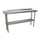 Bk Resources Work Table Stainless Steel With Undershelf, 1.5" Rear Riser 72"Wx18"D VTTR-1872 - alternate 1